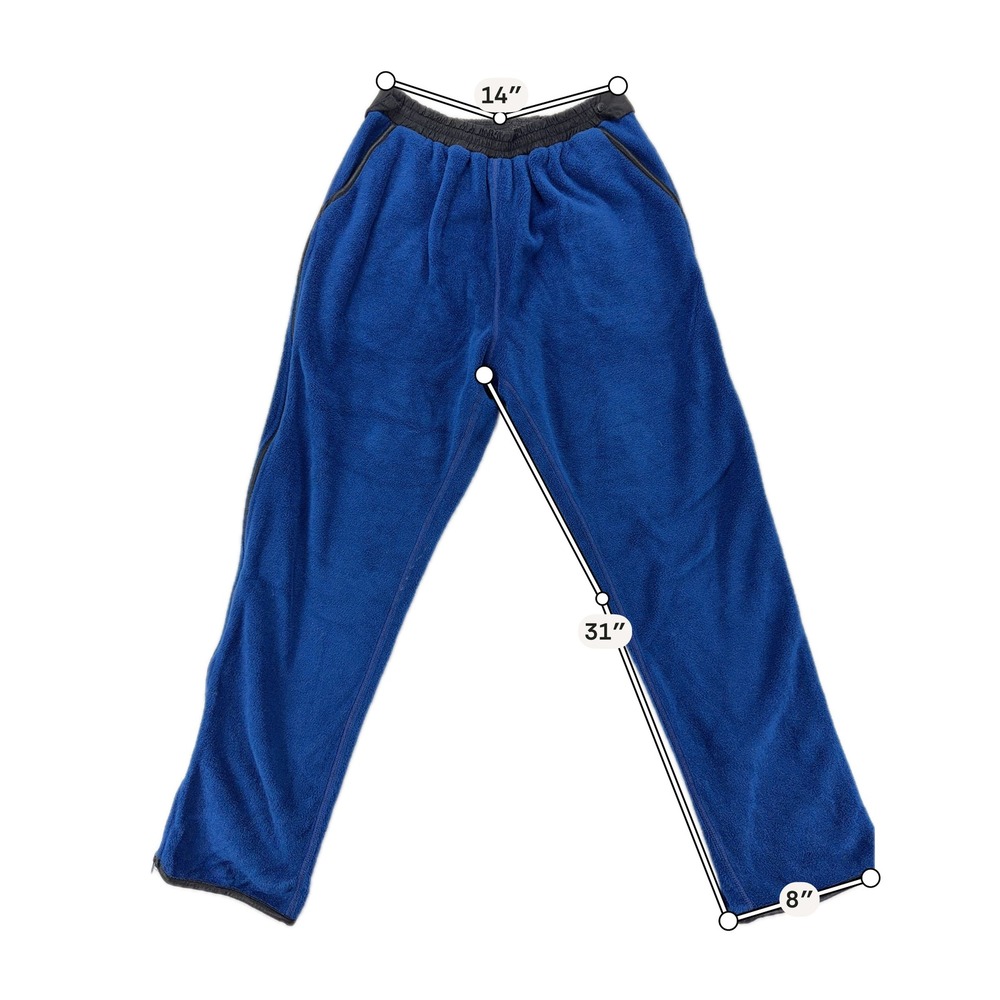 Vintage REI Royal Blue Full Zip Fleece Pants Mens XL Gorpcore Outdoor - Picture 9 of 10